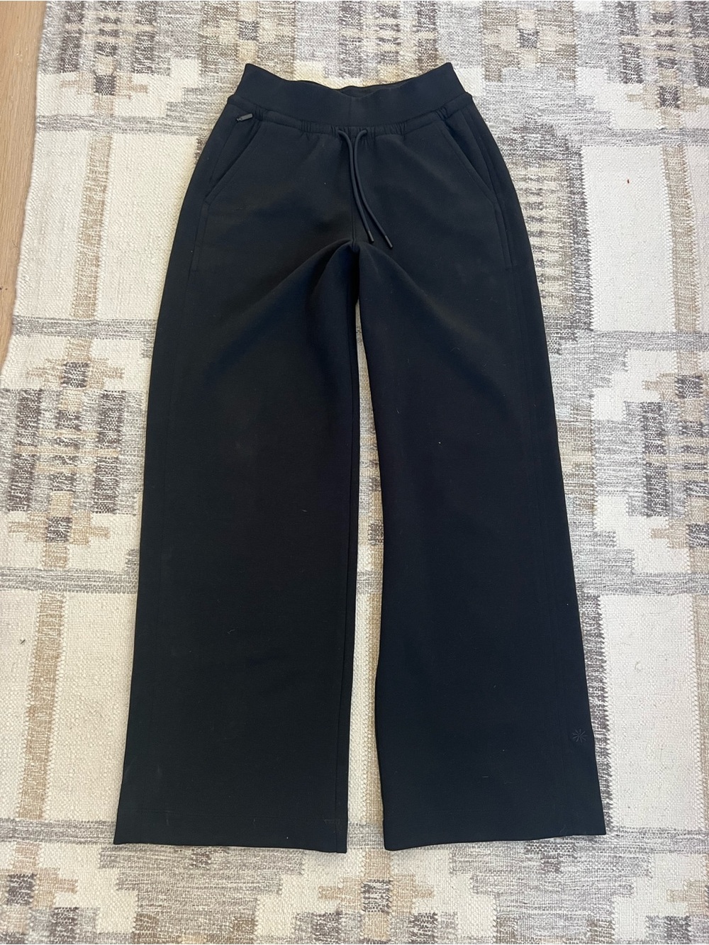 Athleta Black High-Rise wide leg pants